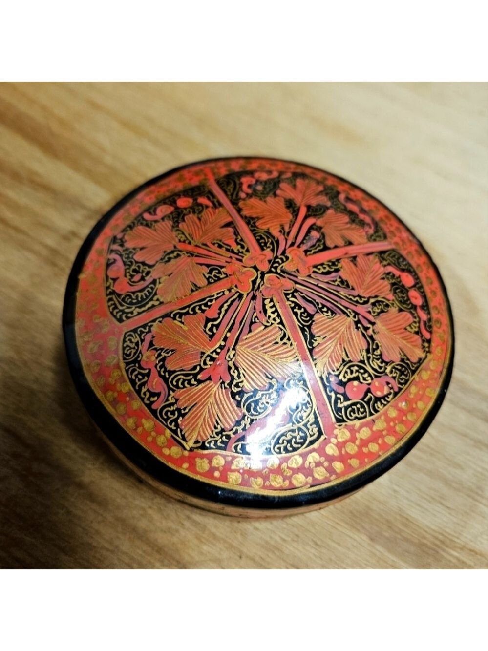 Vintage Kashmir Handmade Decorative Coasters with Box